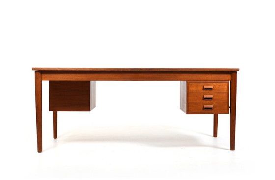 Image 1 of Vintage Double-Desk in Teak by Børge Mogensen for Søborg Møbelfabrik, 1950s