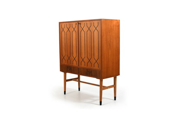 Image 1 of Mid Century IKEA Teak Cabinet from the 1950s