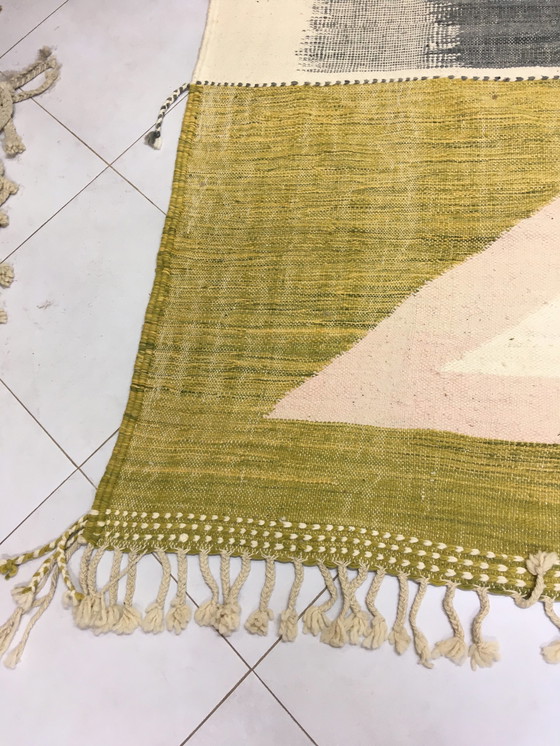 Image 1 of Tapis Kilim Boujad Berbère 2m93 x 1m93