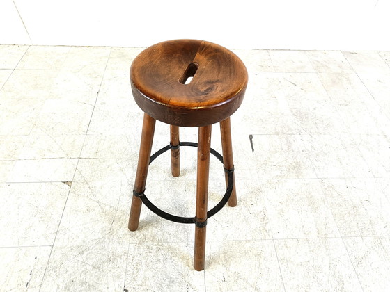 Image 1 of Mid century brutalist bar stool 1960s