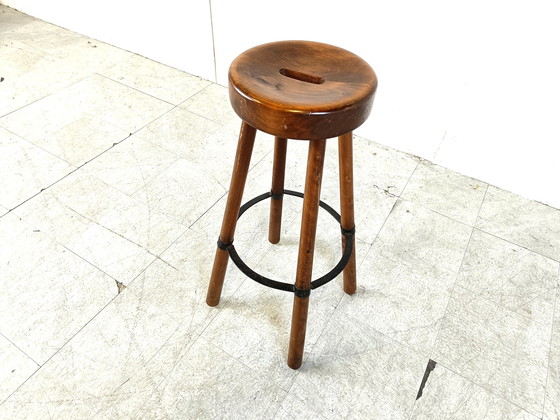 Image 1 of Mid century brutalist bar stool 1960s