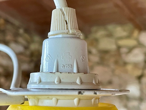 Image 1 of Lampada a sospensione vintage con 3 luci, di Le Dauphin, anni '80