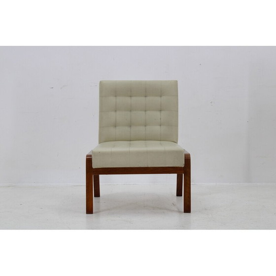 Image 1 of Pair of vintage side armchairs by Drevopodnik Holesov for Ludvik Volak, Czechoslovakia 1970s