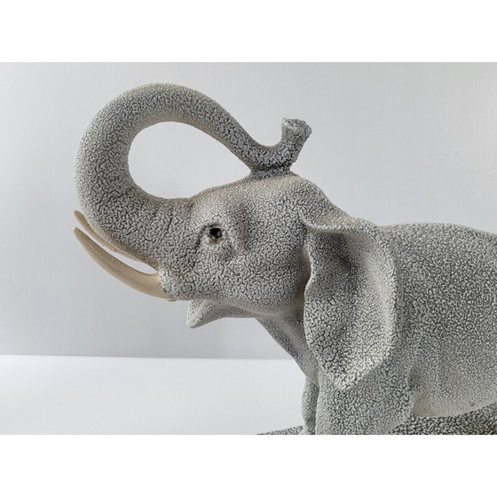 Image 1 of Vintage ceramic elephant sculpture, 1950