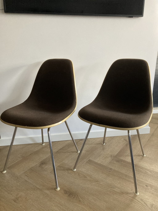 2X Herman Miller Eames Dsx Fiberglass Sixties