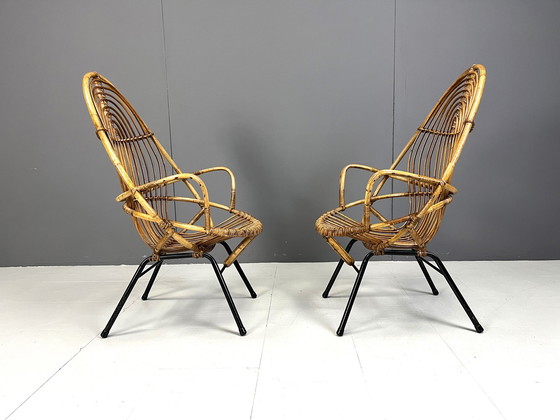 Image 1 of Pair of Mid-Century chairs by Rohé Noordwolde, 1960's, Netherlands