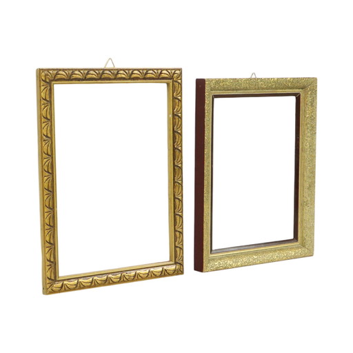 2 Small Gold Baroque Frames