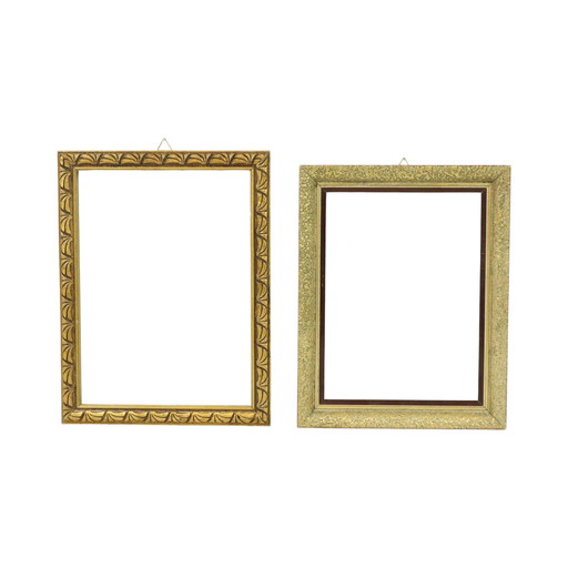 2 Small Gold Baroque Frames