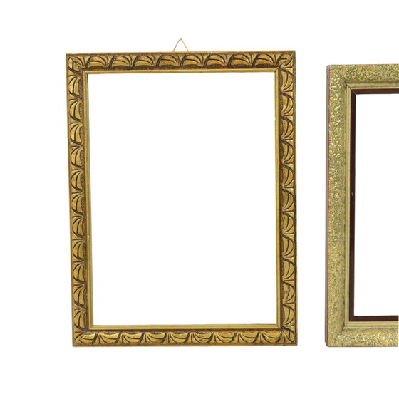 Image 1 of 2 Small Gold Baroque Frames