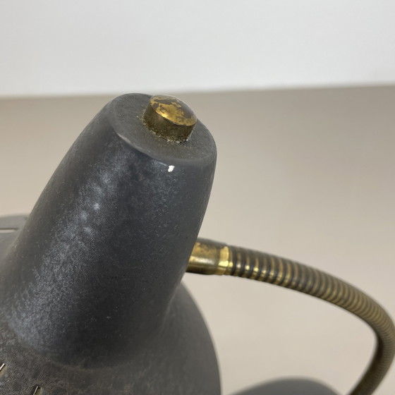 Image 1 of Original Hollywood Regency Stilnovo Style Brass Sputnik Table Light, Italy 1950S