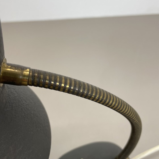 Image 1 of Original Hollywood Regency Stilnovo Style Brass Sputnik Table Light, Italy 1950S