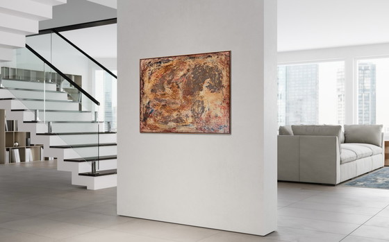 Image 1 of Magnificent Large Abstract Painting / Paris 1960