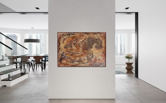 Image 1 of Magnificent Large Abstract Painting / Paris 1960