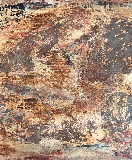 Image 1 of Magnificent Large Abstract Painting / Paris 1960