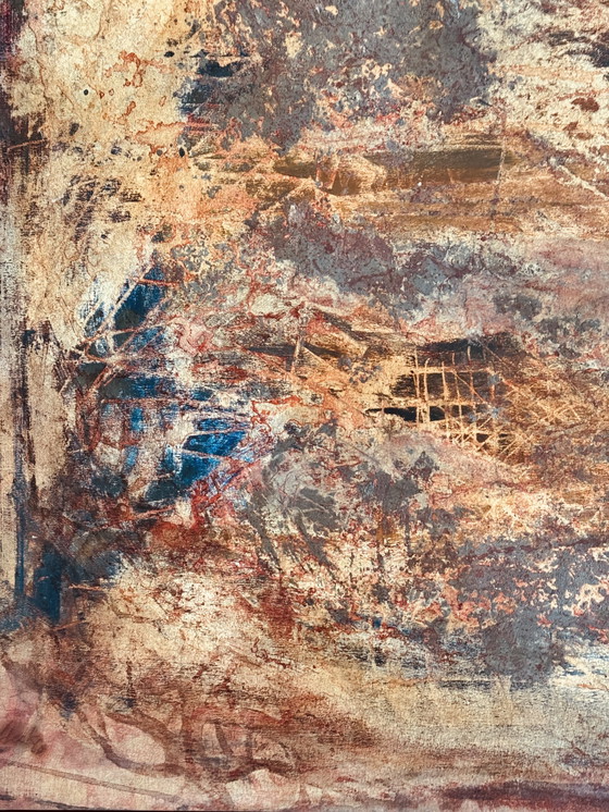 Image 1 of Magnificent Large Abstract Painting / Paris 1960