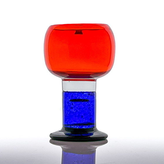Image 1 of Kaj Franck - Glass Art-Object / Goblet, model KF 539 - Nuutajärvi-Notsjö circa 1975