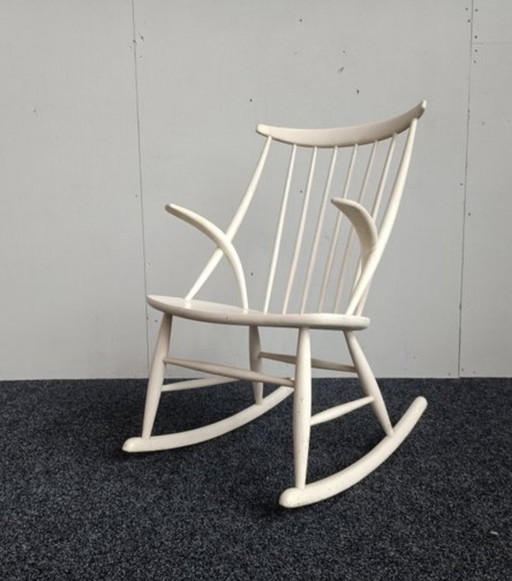 Illum Wikkelso Rocking Chair By Niels Eilersen