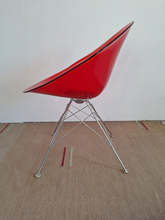 Image 1 of Kartell Eros Eiffel Tower Legs Chair By Philippe Starck