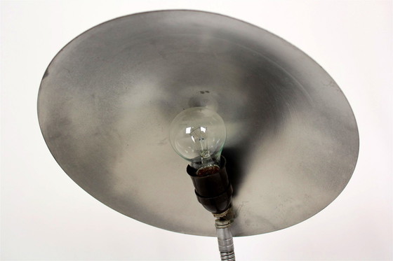 Image 1 of Large Industrial Bauhaus Style Table Lamp, 1940S