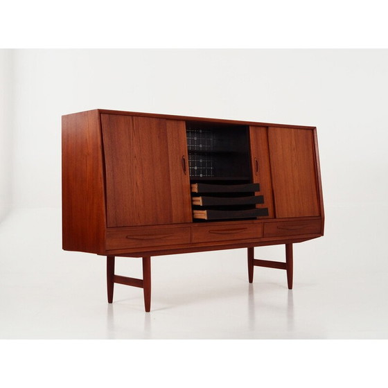 Image 1 of Credenza alta vintage in teak, Danimarca anni '70