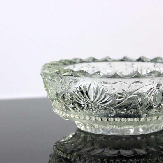 Image 1 of Vintage crystal bowl, Czechoslovakia 1960