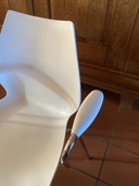 2x Kartell chairs Maui by Vico Magistretti