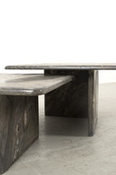2x Stone coffee table