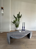Table basse vintage en marbre