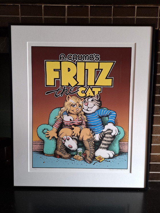 Image 1 of Printing Fritz the cat by Robert Crumb