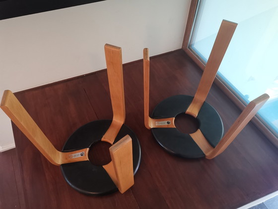 Image 1 of 2x Magnus Olesen Stacking Stools Pallar Magnus Olesen