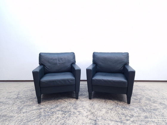 Image 1 of Walter Knoll Henry armchair set designer leather armchair Chair Top leather chair