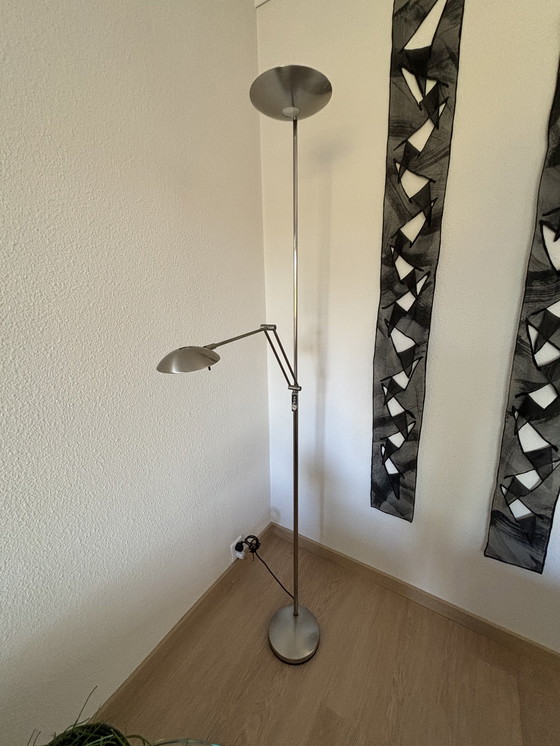 Image 1 of Estiluz Floor Lamp Nickel