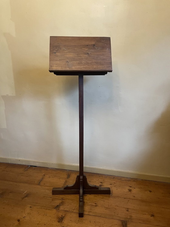 Image 1 of Lectern Bible Standard Oak Antique French