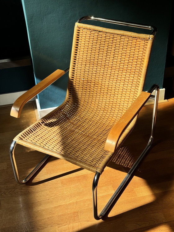 Image 1 of Thonet S35 rattan armchair