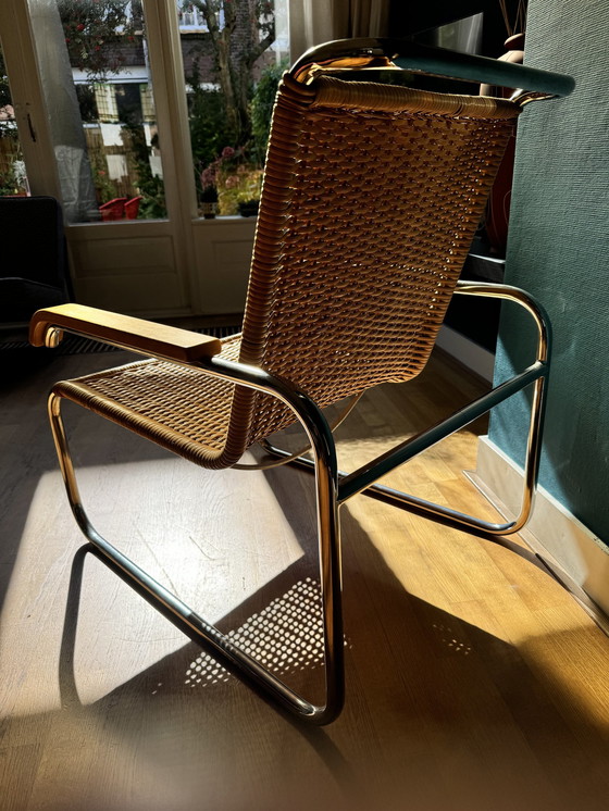 Image 1 of Thonet S35 rattan armchair