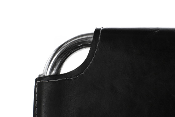 Image 1 of 2x Vintage saddle leather armchairs