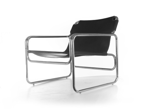 Image 1 of 2x Vintage saddle leather armchairs