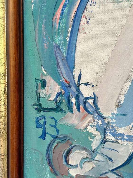 Image 1 of Acrylic Painting Asterix & Obelix 97 x 77 cm