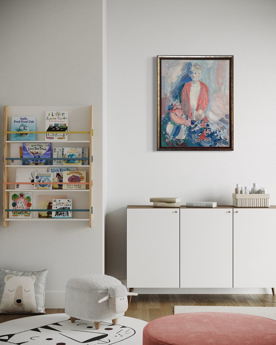 Image 1 of Acrylic Painting Asterix & Obelix 97 x 77 cm