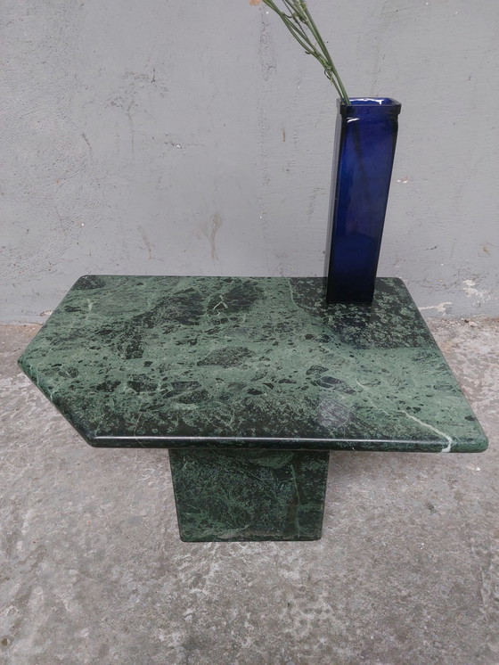 Image 1 of Green Marble Coffee Table