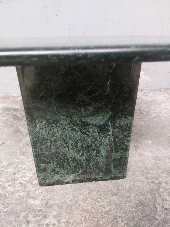 Image 1 of Green Marble Coffee Table