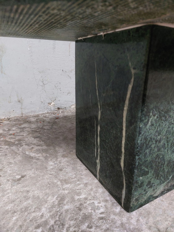 Image 1 of Green Marble Coffee Table