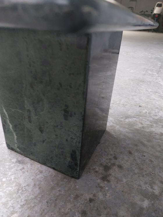 Image 1 of Green Marble Coffee Table