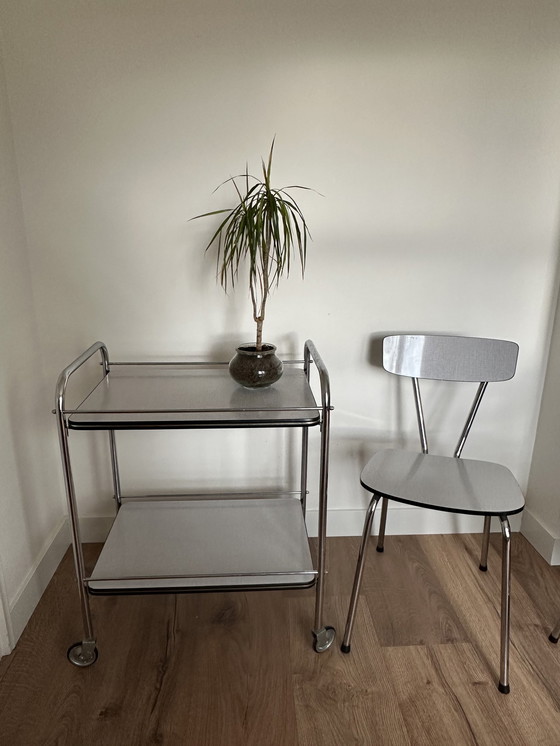 Image 1 of Chariot vintage en formica