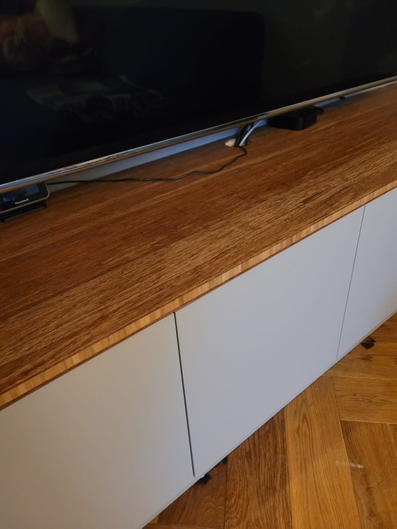 Image 1 of Modern Custom TV Wall Cabinet