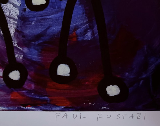 Image 1 of Paul Indrek Kostabi: "We Are Family", 2013. Firmato a mano, n. 34/75. In ottime condizioni.