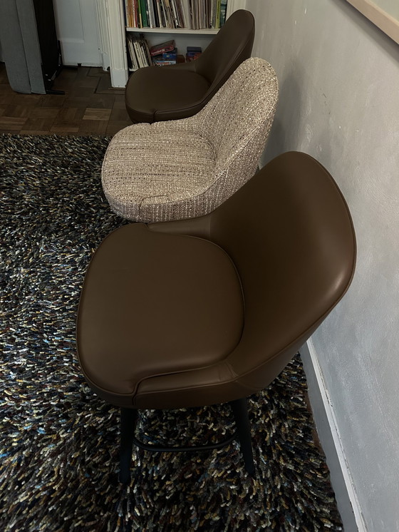 Image 1 of Nieuw 3X Walter Knoll 375 Barkruk 