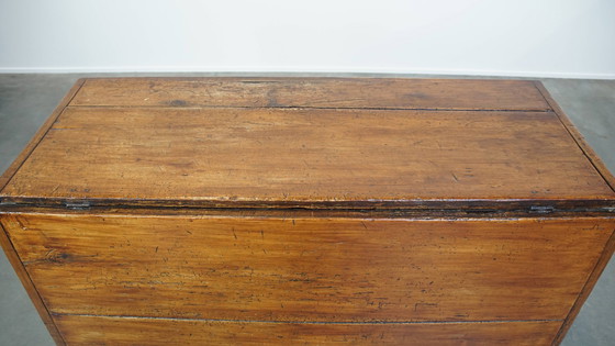 Image 1 of Side Table/ Drop Leaf Table With Drawer