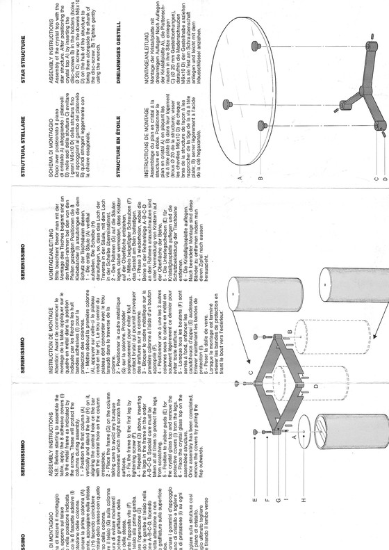 Image 1 of Serenissimo Table - David Law, Lella Vignelli, Massimo Vignelli