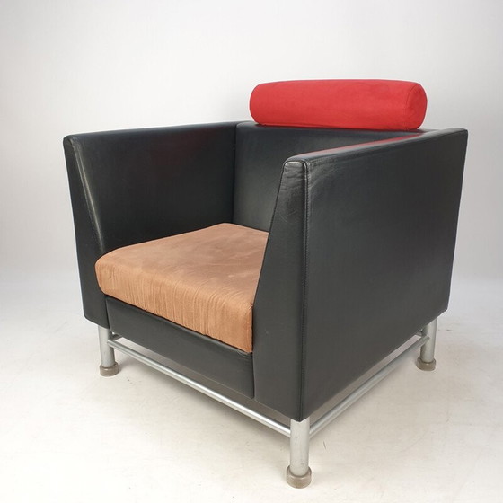 Image 1 of Vintage East Side Lounge Chair by Ettore Sottsass for Knoll, Italy 1980s